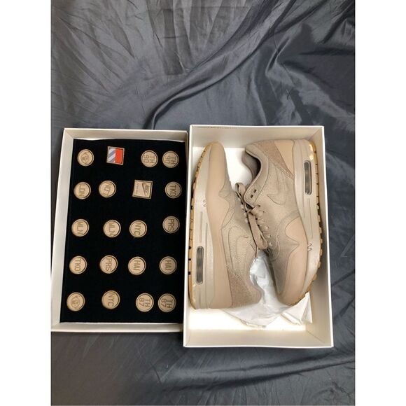 Nike Air Max 1 V SP Patch Sand 2015 Men’s size 7.5 - Picture 2 of 12